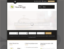 Tablet Screenshot of hotelvilladuparc.com